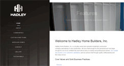 Desktop Screenshot of hadleyhomebuilder.com